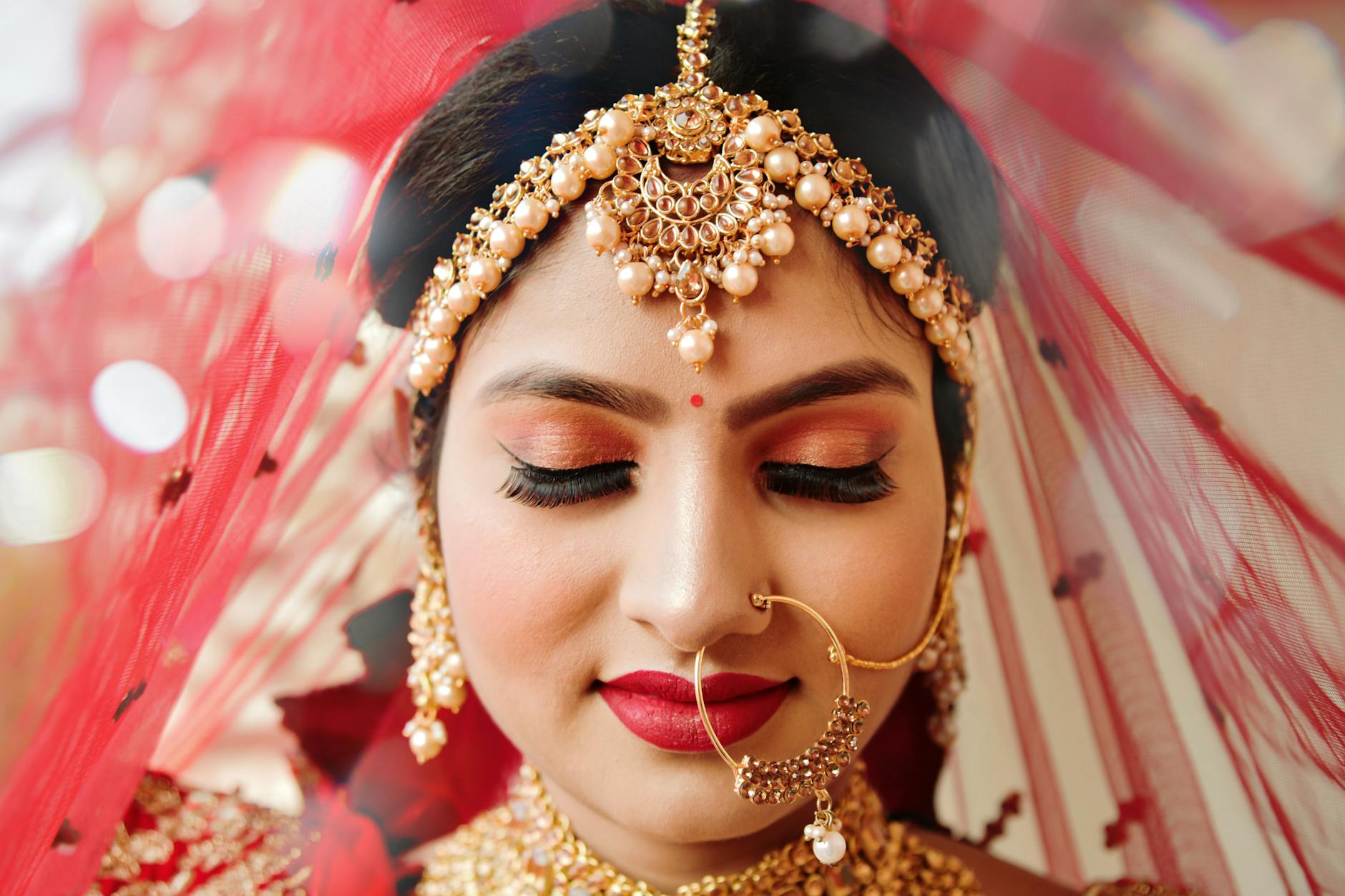 portrait of beautiful bride